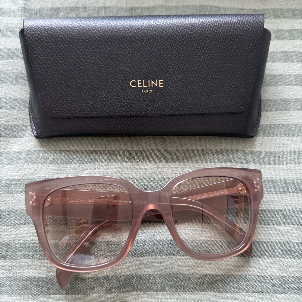 Celine Women's Pink Custom Lenses Sunglasses